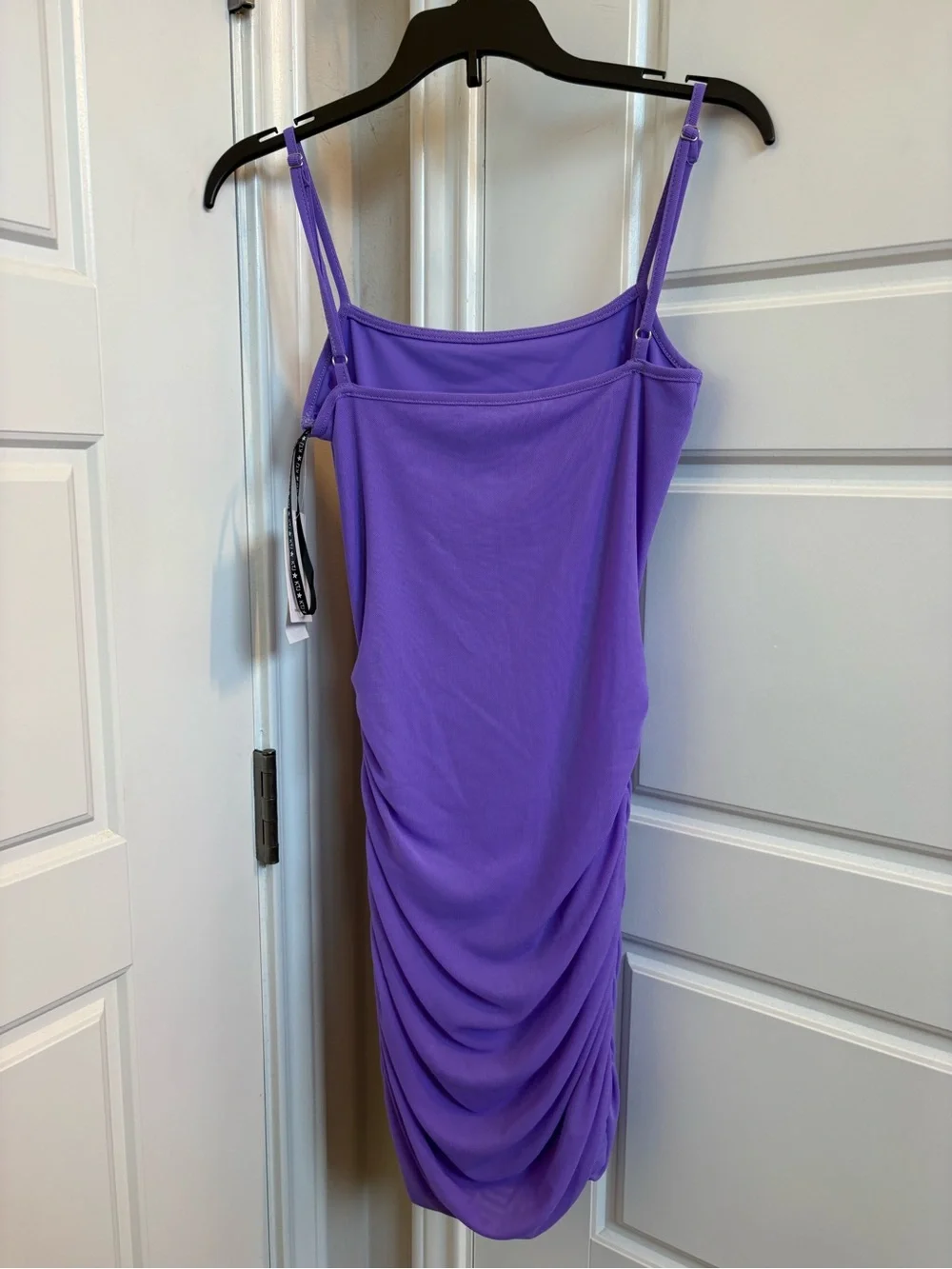 Katie J NWT Tween Ruched Bodycon Abby Dress in Purple Size XL (14)